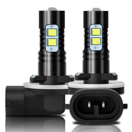 PCVBMLAUT 881 Led Fog Light Bulbs Compatible with Hyundai Elantra GT 2014 2015 2016, 6000K White Light Fog Bulbs Car Accessories, Plug and Play, 2 Pcs