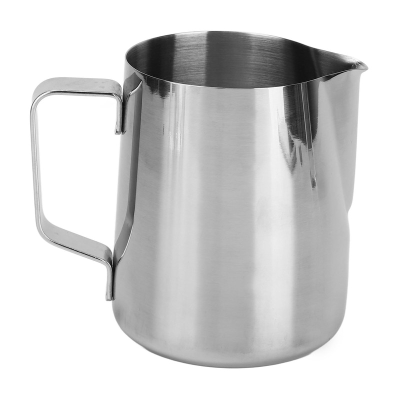 Milk Frother Cup 600ml Short Mouth Spout Milk Frothing Pitcher