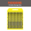 AVERZELLA 10-Piece Carbide Drill Bits Set for Ceramic, Concrete, Tile,