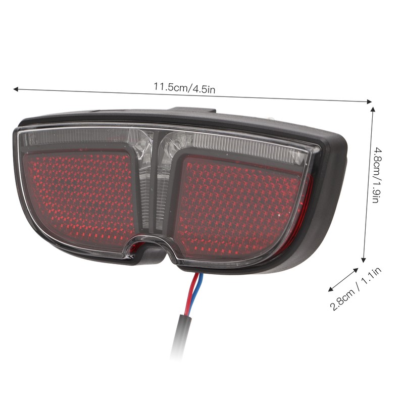 Electric Bicycle 6V Tail Light Night Riding Warning Light Riding