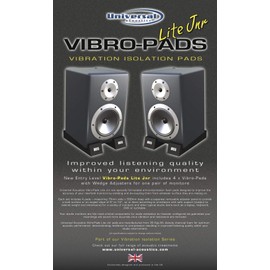 Vibro-Pads Lite Junior Speaker Isolation Pads - 1 Pack