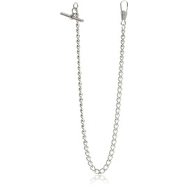 Charles-Hubert, Paris 3910-W T-Bar Pocket Watch Chain