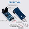 Podazz 5pcs LM393 Chip Motor Measurement Comparator Speed Sensor Module