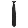 DQT Men's Plain Twill Wedding Formal Clip On Tie -