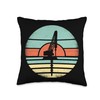 Oil Derrick Sunset Throw Pillow