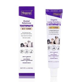 Toothpaste | Teeth Cleaning and Fresh Breath Dental Care for Exotic Shorthair Cat Kittens and Adult Cats | Soothes Inflamed Gums | Safe for Puppies | Vet Formulated 1 Pack (2.4 OZ)