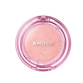 AMUSE SEOUL - Resaltador facial de diamante rosa, iluminador luminoso de gelatina en polvo, maquillaje brillante de perlas con purpurina, polvo hornea