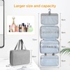 AiQInu Hanging Toiletry Bag, Unisex Foldable Wash Bag, Cosmetic Bag,