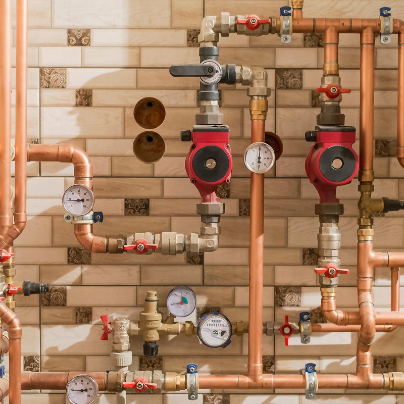 YOKIVE 1 Pcs Brass Fitting with Copper Pipe, Air Conditioning