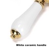 Ruimou Toilet Handle Replacement Set Ceramic Pull Handle 18mm Hole