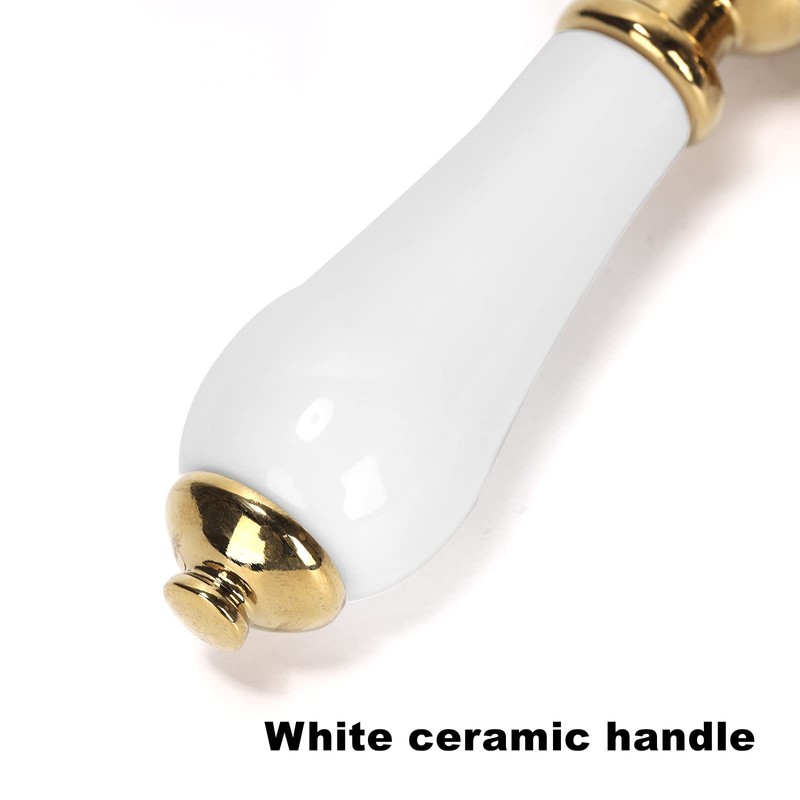 Ruimou Toilet Handle Replacement Set Ceramic Pull Handle 18mm Hole