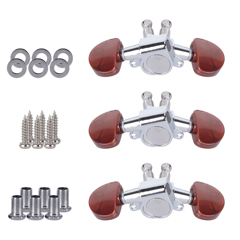 6PCS Guitar Tuning Pegs Electric Acoustic Enclosed Locking Tuner Machine