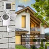 Outdoor Waterproof Double Lamp Head 22 LED Solar Power PIR