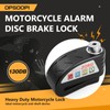 OPSOOPI Motorcycle Lock, Disc Brake Lock with 130DB Alarm, Heavy