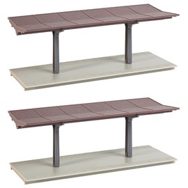 Faller FA131366 2 Bahnsteige Modellbausatz, Zubehör, Mehrfarbig