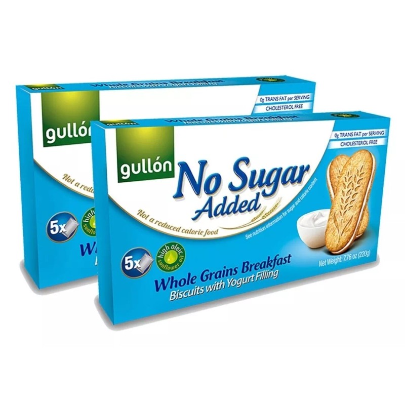 GULLON YOGURT WHOLE GRAIN BISCUITS SUGAR FREE NO CHOLESTEROL 2