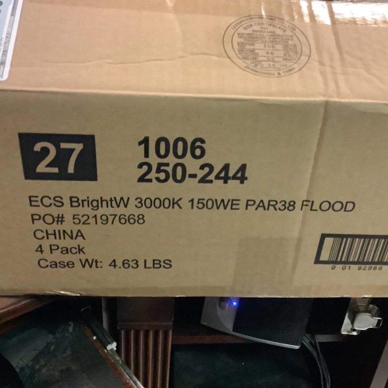 ECOSMART 150-Watt PAR38 8 Dimmable Flood LED Light Bulb Bright