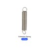METALLIXITY 5PCS 0.5x5x30mm Extension Spring Stainless Steel Extension Spring Wire