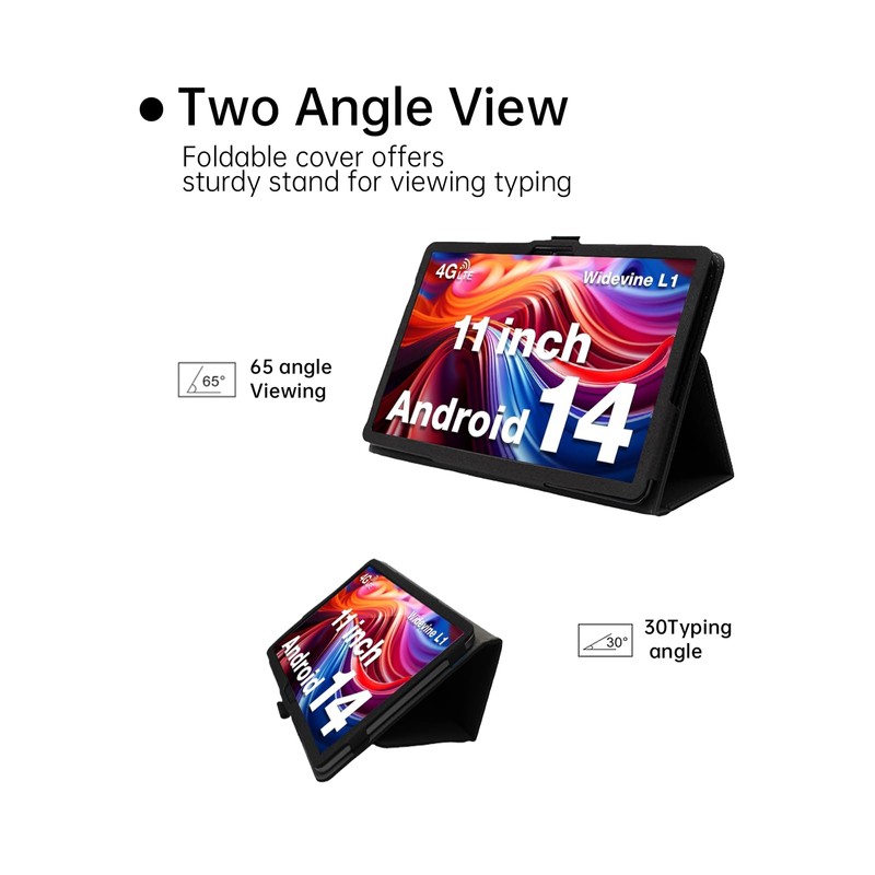 Case for Doogee T30E Android 14 Tablet 11 Inch，Premium Leather