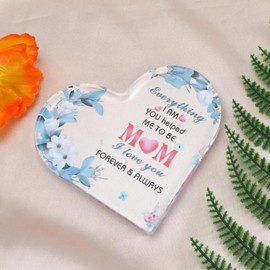 Heartfelt Acrylic Plaque, A Wonderful Gift for Your Child to Celebrate Love and Joy on Her Birthday, Or as a Keepsake of a Baby's Birth, Mom and Daughters Gifts