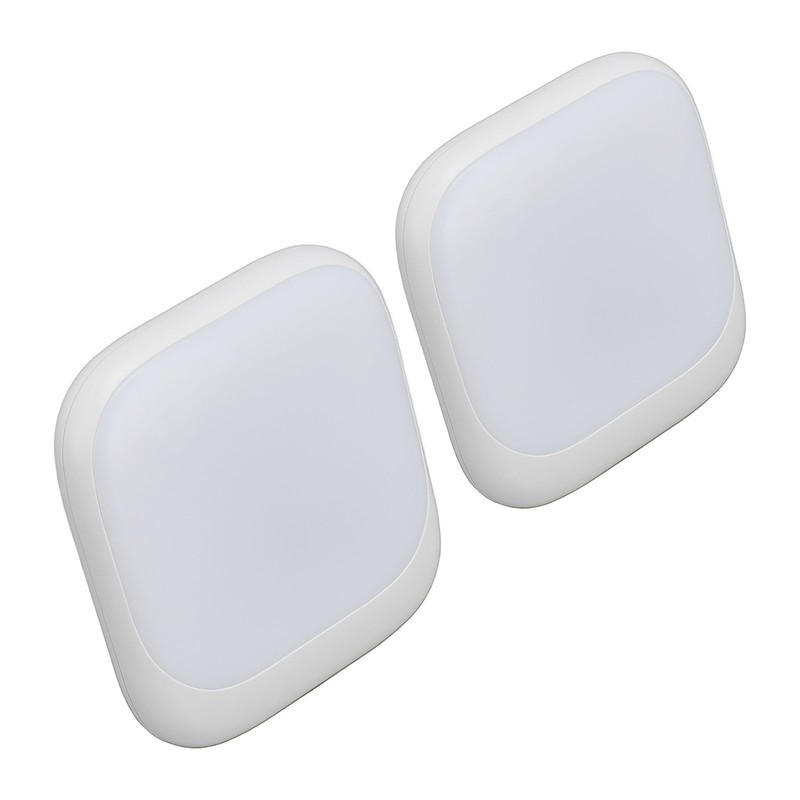 2pcs LED Sensing Night Light 2700K Soft White Plug in