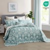 Blythease Oversized King Bedspread, Jacquard Matelasse Damask Pattern Design, Lightweight,