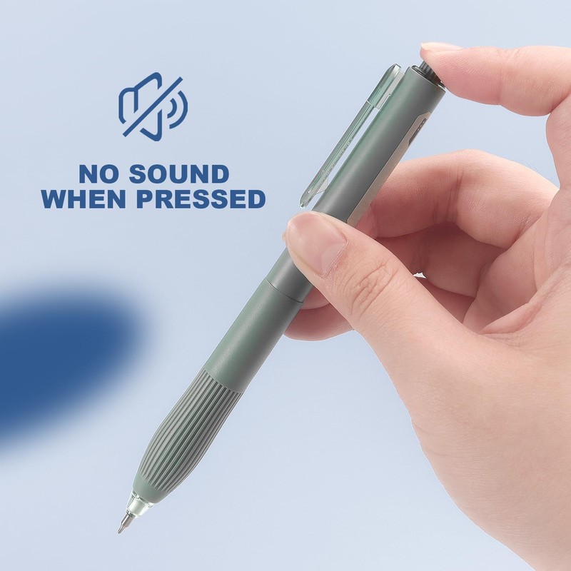 Bribobo Gel Pens Black Ink 0.5mm Fine Point Pens Silent