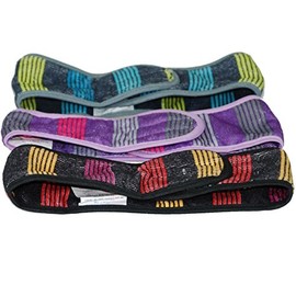 3 x CrazyGadget® Assorted Make up Sport Hair Band Headband Head Wrap Neck Gaiter Helmet Liner Mask Holding Hair back applying or Removing Make up