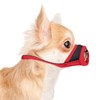 Adjustable Dog Muzzle Breathable Mesh Muzzles for Small Medium Large