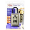 Kidde 001350C 3-Key Portable Push Button Key Safe, Clay