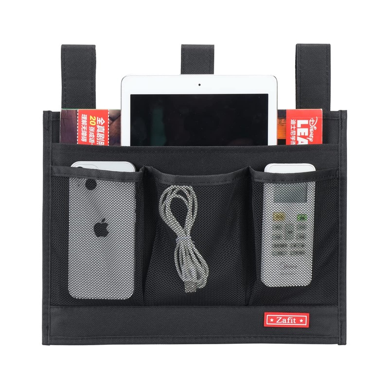 Zafit Hanging Bedside Caddy, Bedside Storage Organizer for Magazine, Phone,