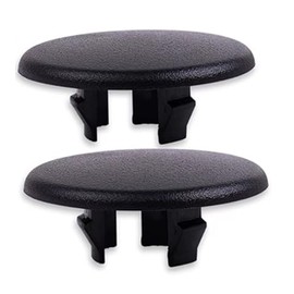 (Pack of 2) 15279690 15279691 15279692 Left or Right Armrest Handle Trim Bolt Rear Seat Cover Cap 15279689 Black