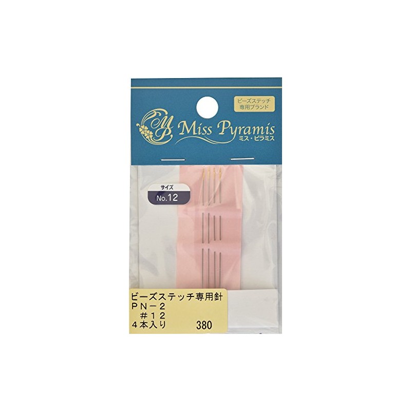 TOHO ビーズステッチ専用針 長さ約51mm 太さ約0.36mm PN-2 4本入り