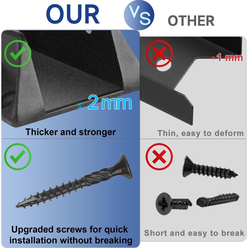 Steel DN Mate 6 Pack ADC-12 Aluminum Deck Railing Bracket