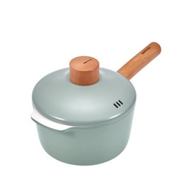 Happy Call [Directly managed by head office] Written by HC IH Ceramic One-Handed Pot 18cm / 해피콜  [본사직영]HC 지음 IH 세라믹 한손냄비 18cm