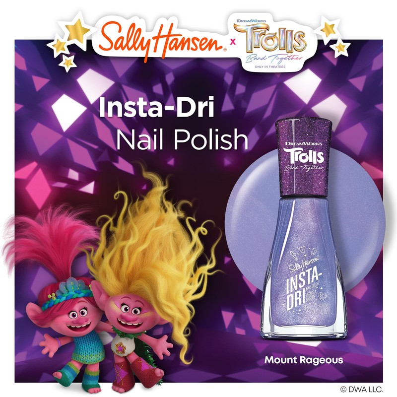 Sally Hansen Insta-Dri x Trolls Nail Polish Collection - Mount