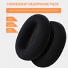 Mobestech Ergonomic Headphone Sponge Covers 2 Pack Black Compatible -