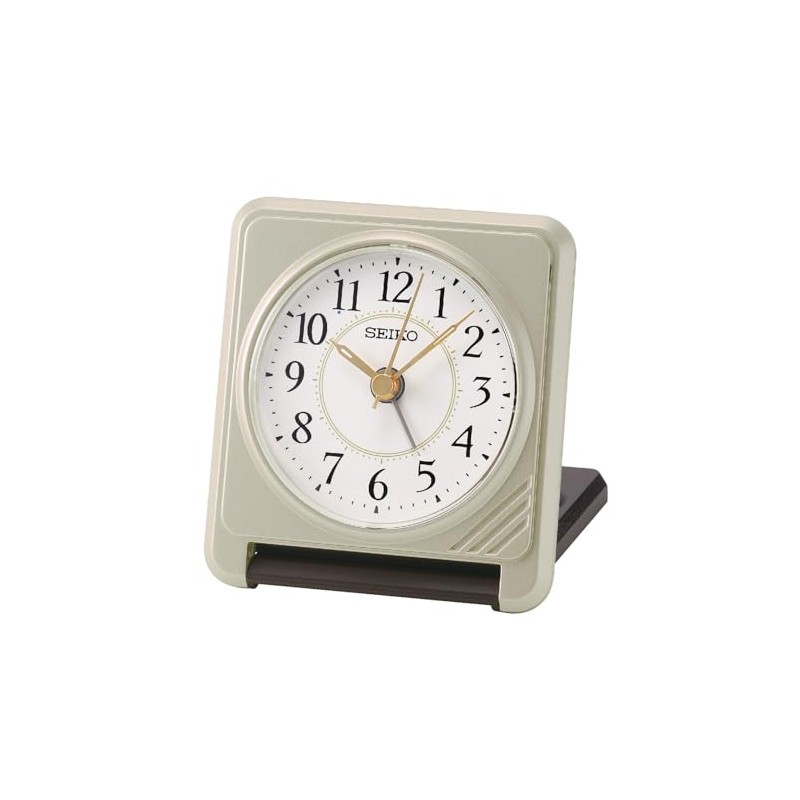 Seiko Clock, Alarm Clock, Table Clock, Analog, Small, Portable, Light