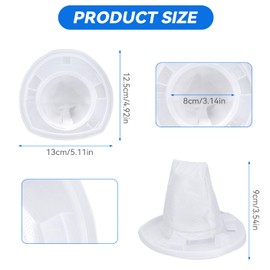 VF110 Replacement Filter for Black & Decker Dustbuster AdvancedClean Cordless Handheld Vacuum CHV1410L CHV1410 CHV9610 CHV1210 CHV1510 CHV1410B Dust Buster VAC BDH2000L 90558113-01(10Pack)