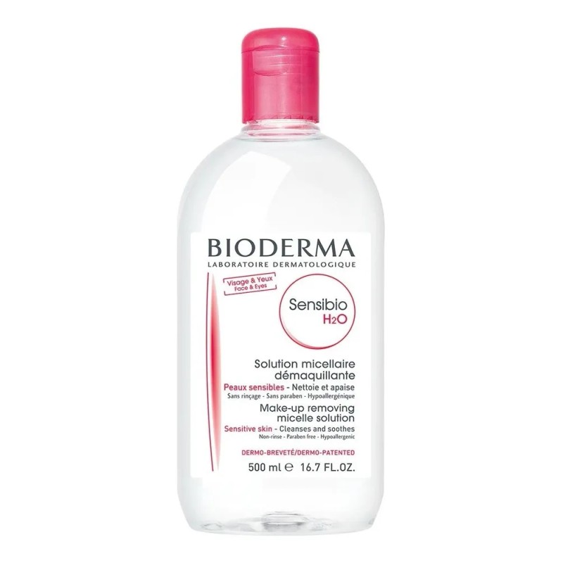 Agua Micelar Bioderma Sensibio H2o P Rosacea Sensible 500 Ml