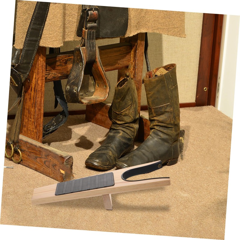 Ipetboom Riding Boot Jack Tool Wooden Sturdy Remover for Cowboy