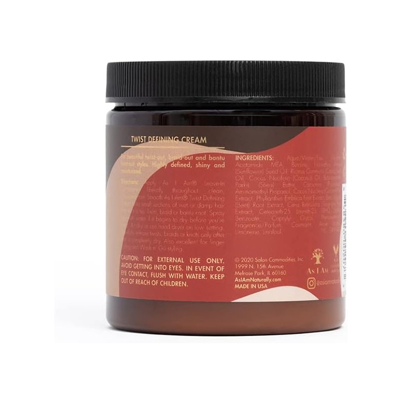 As I Am Twist Defining Cream, 8 Ounce