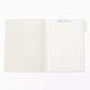 MUJI NDB23A9S Steel Paper Fasteners, Light Gray, Approx. 8.1 x