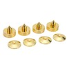 4Set Speakers Spikes Shock Absorbing Prevent Slip Zinc Alloy Speaker