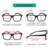Eyekepper 5-pack Oversized Reading Glasses Square Large Frame Readers for