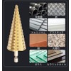 Step Drill, Hexagonal Shaft, Titanium Coating, Drilling, Expanding Holes, Sharp,