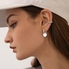 ALEXCRAFT Silver 925 Hanging Earrings for Women, Small Hoop Earrings,