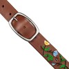 Lucky Brand Women's Embroidered Leather Belt | Stylish | Classic