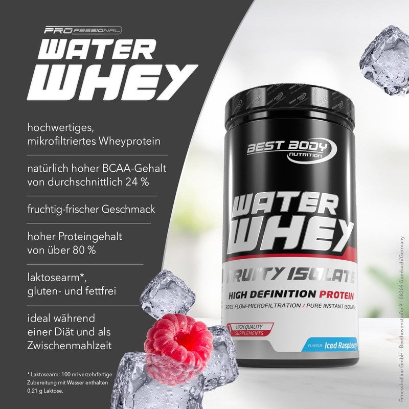 Best Body Nutrition - Professional Water Whey Fruity Isolate -