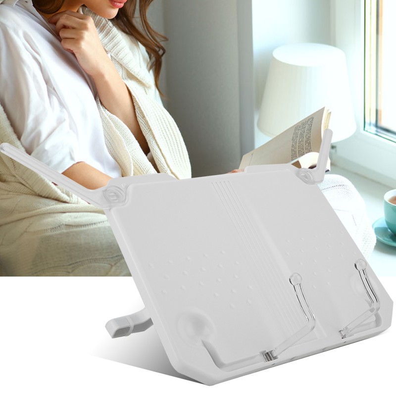 Practical Portable Folding Reading Stand Adjustable 0-180° Angel Books Shelf